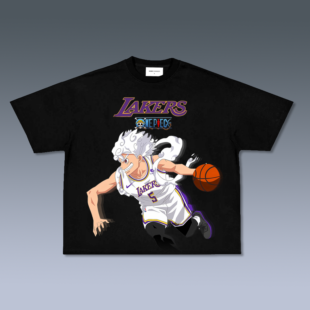 Vintage Tee丨 Lakers X One Piece