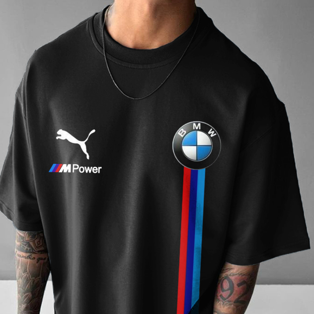 Men's Racing Car Graphic Print T-shirt