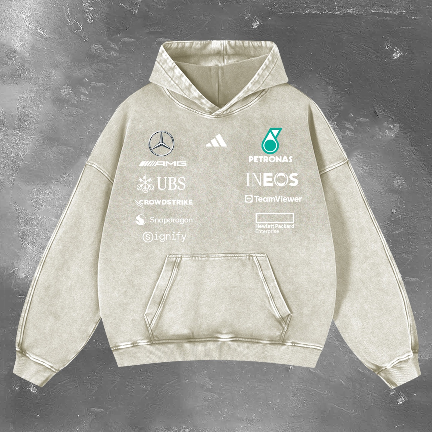 Racing Legend Vintage Washed Hoodie 06