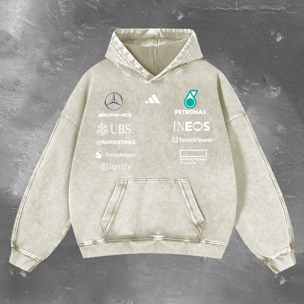 Racing Legend Vintage Washed Hoodie 06