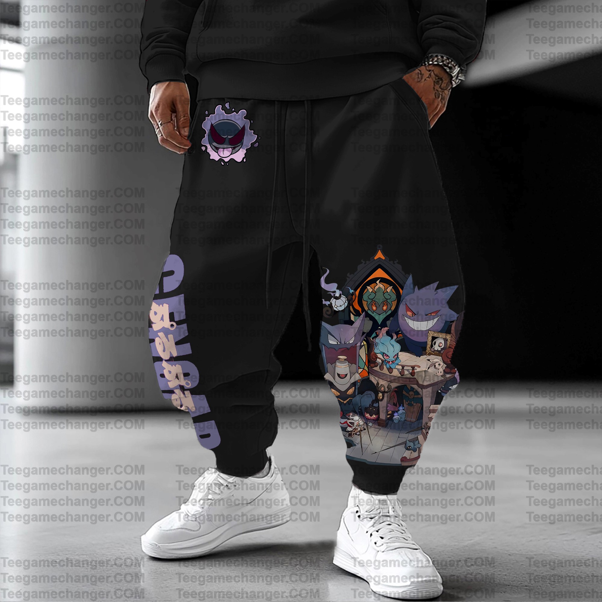 Unisex Anime Inspired Vintage Pants| Gengar