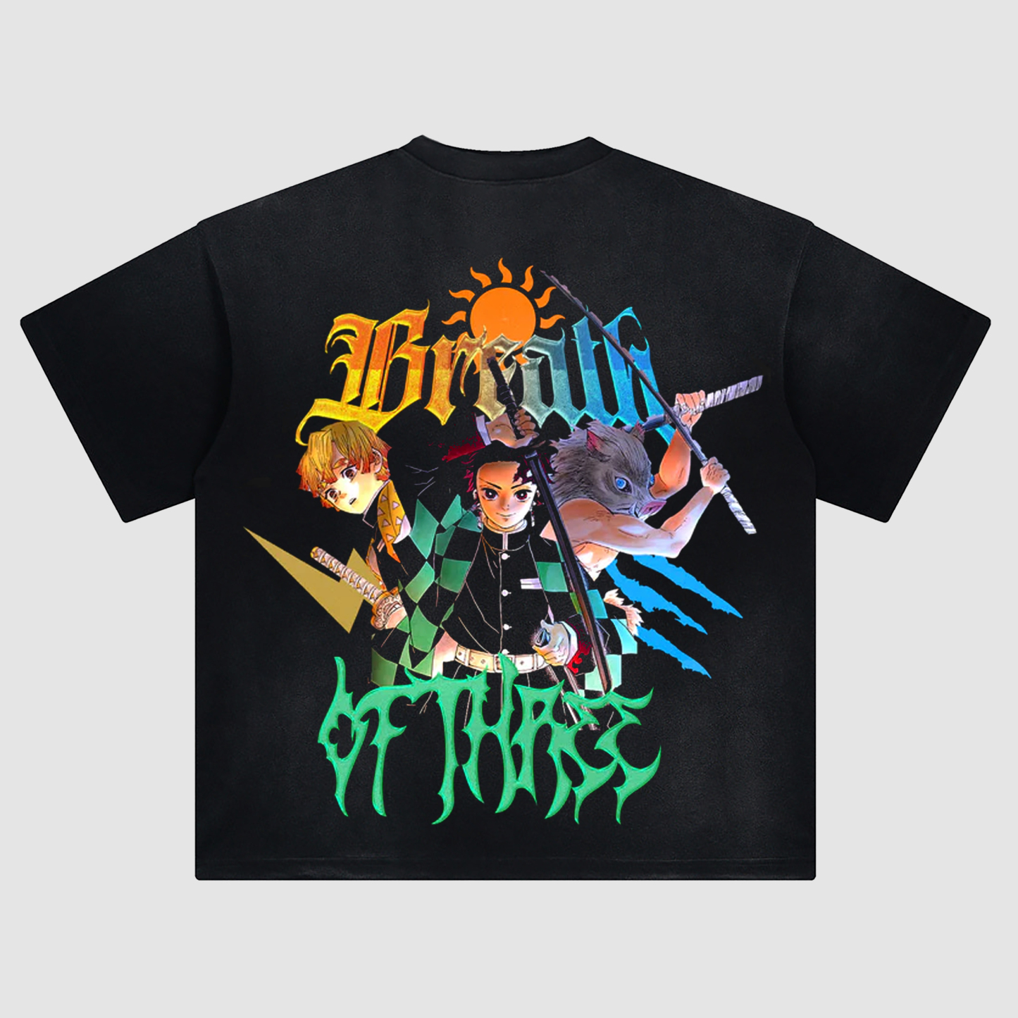 Unisex Fit ANIME Washed T-Shirt