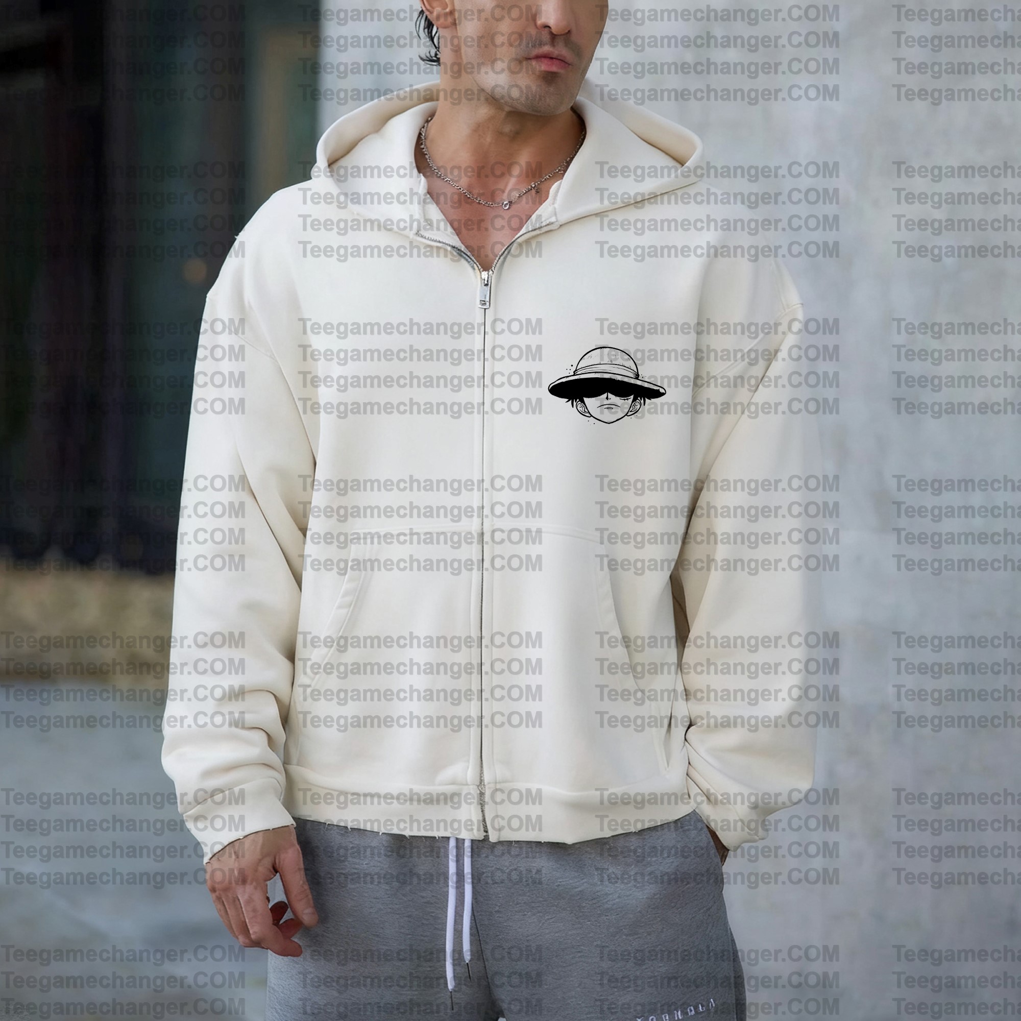 Unisex Graphic Streetwear Vintage Zipper Cardigan Plush Hoodie