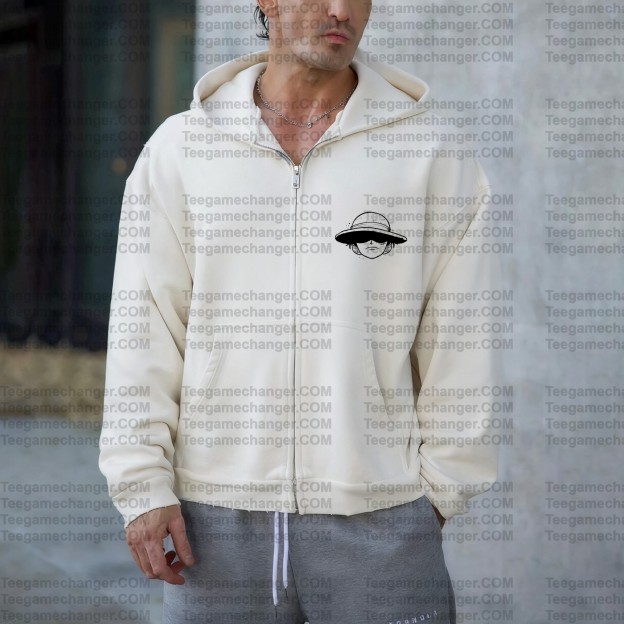 Unisex Graphic Streetwear Vintage Zipper Cardigan Plush Hoodie