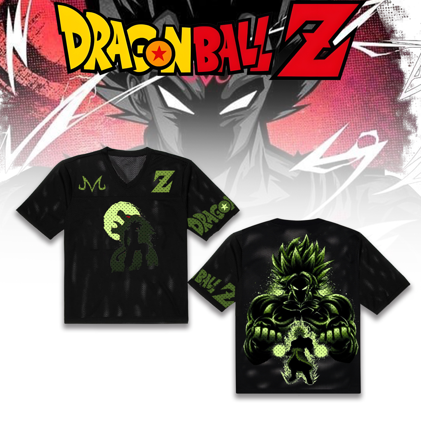 Unisex “DRAGON BALL” Anime Style Retro I Mesh T-Shirt