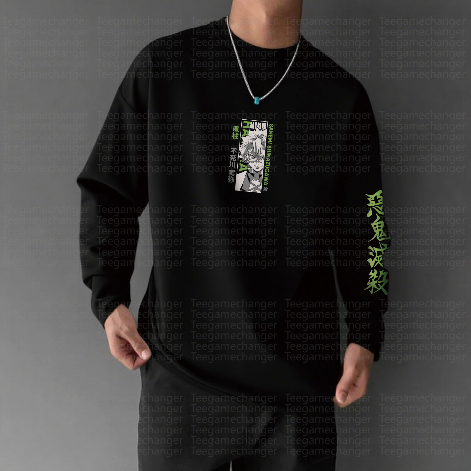 Unisex “Demon Slayer” Anime Graphic Streetwear Vintage Long-Sleeved T-shirt