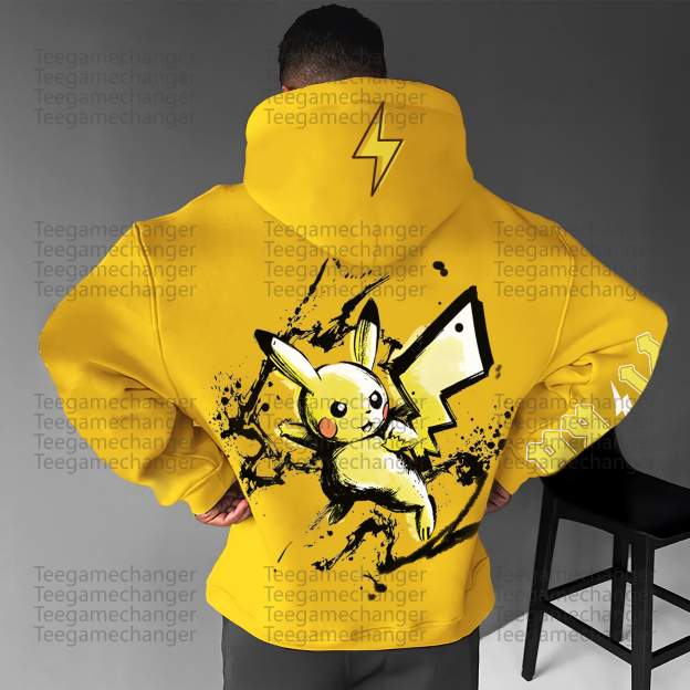 Unisex “Pokémon” Anime Graphic Streetwear Vintage Hoodie