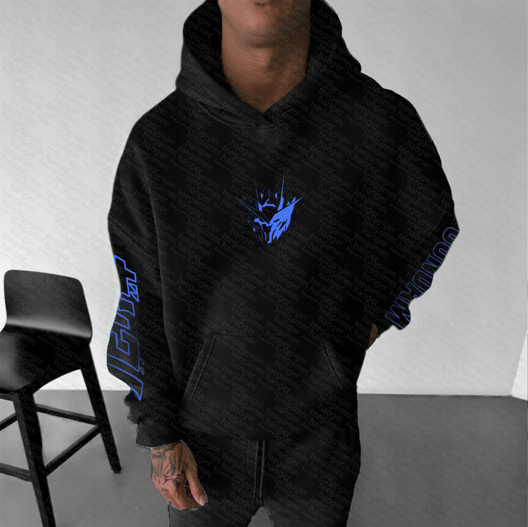 Unisex “Gundam Series” Anime Graphic Streetwear Vintage Hoodie