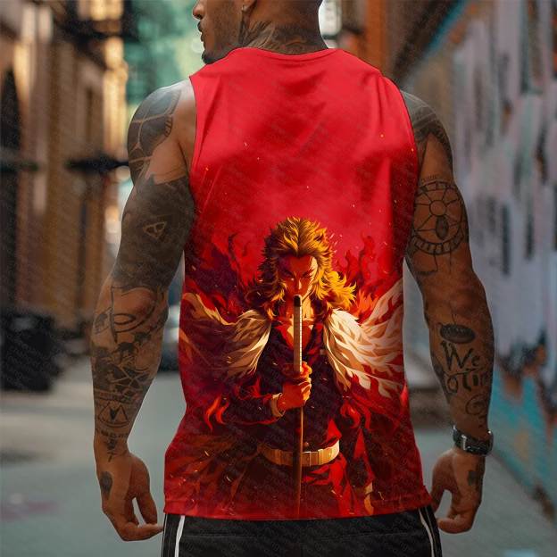 Unisex  “Demon Slayer” Casual Anime  Tank Top