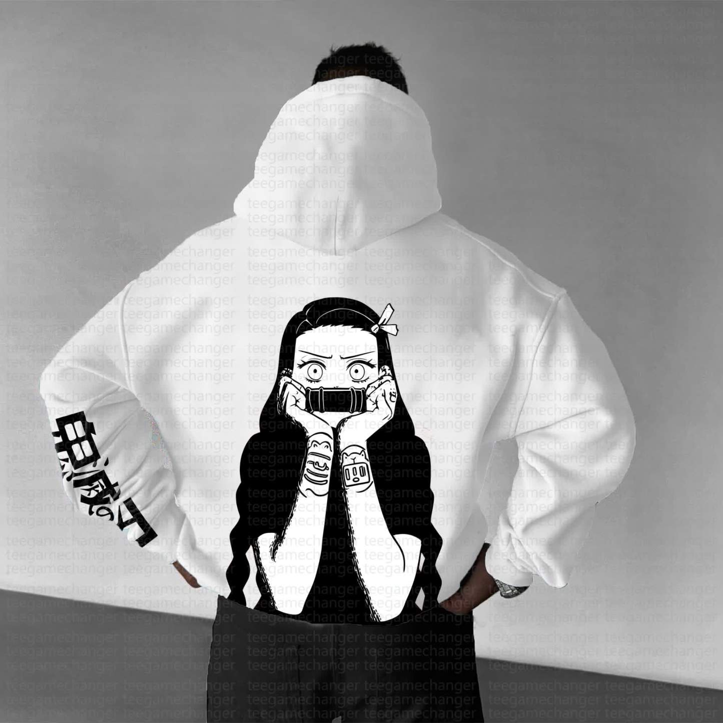 Unisex Anime Graphic Streetwear Vintage Hoodie丨Demon Slayer X Pokémon