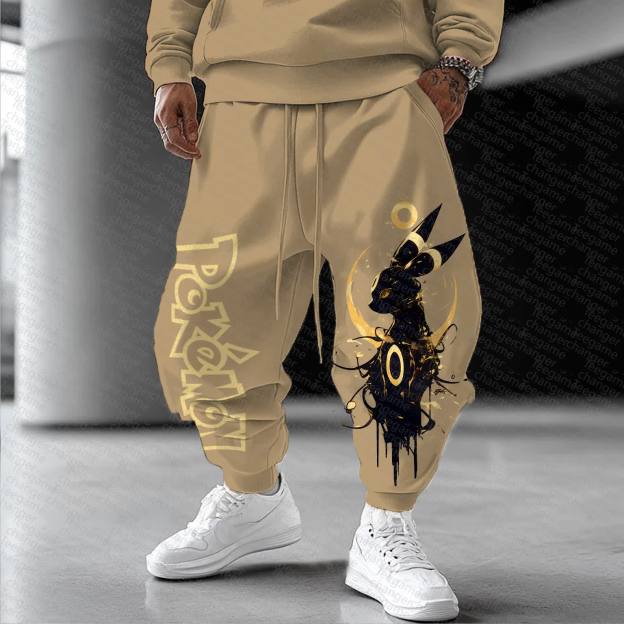 Unisex  “Pokémon” Casual Anime Streetwear Pants