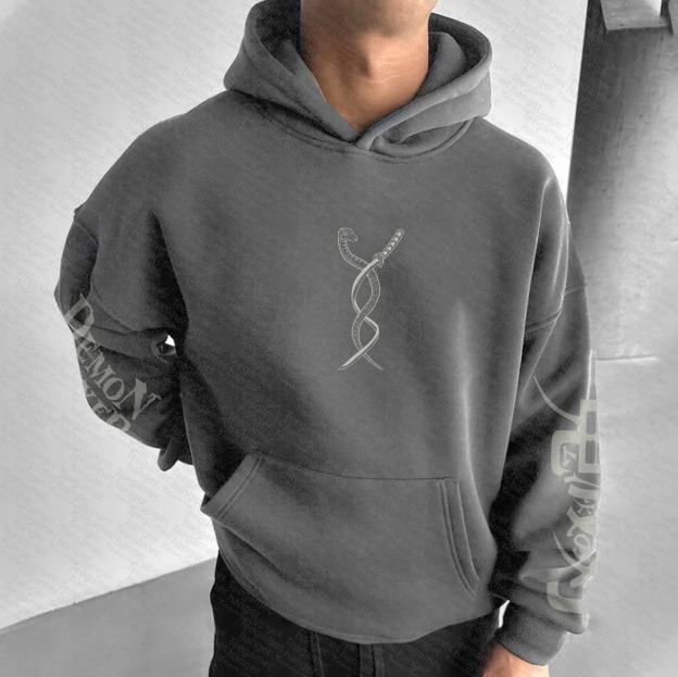 Unisex “Demon Slayer” Anime Graphic Streetwear Vintage Hoodie