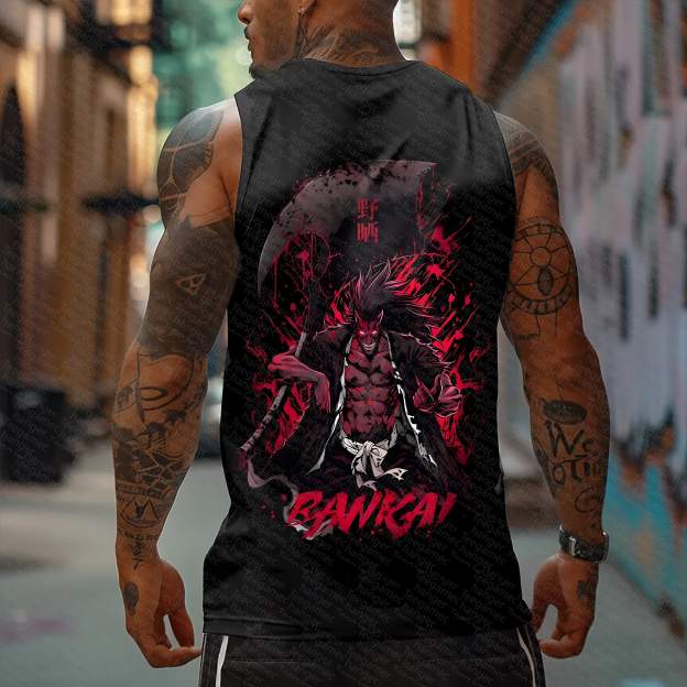 Unisex  “ BLEACH” Casual Anime  Tank Top