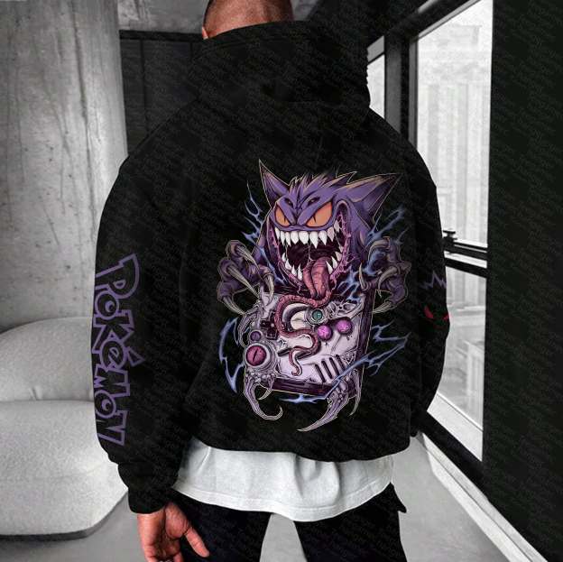 Unisex “Pokémon” Anime Graphic Streetwear Vintage Hoodie