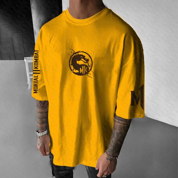 Unisex  "Mortal Kombat" Anime Inspired Vintage T-Shirt