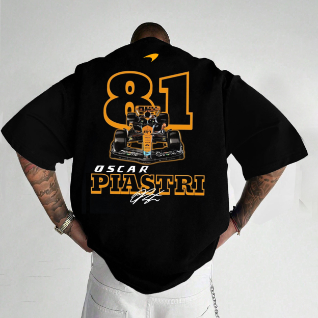 Unisex Racing NO.81 Oversized T-Shirt