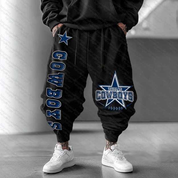 Unisex "Dallas Cowboys" Casual  Streetwear  Plush Pants 