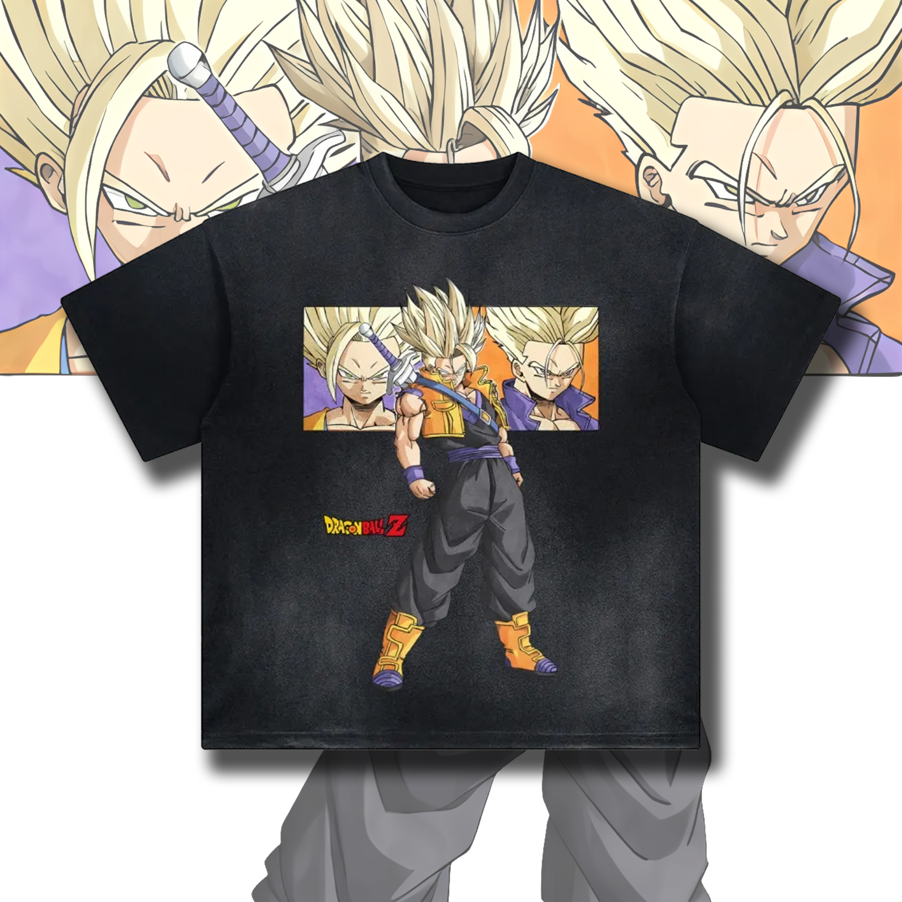 Unisex Anime Inspired Vintage T-Shirt