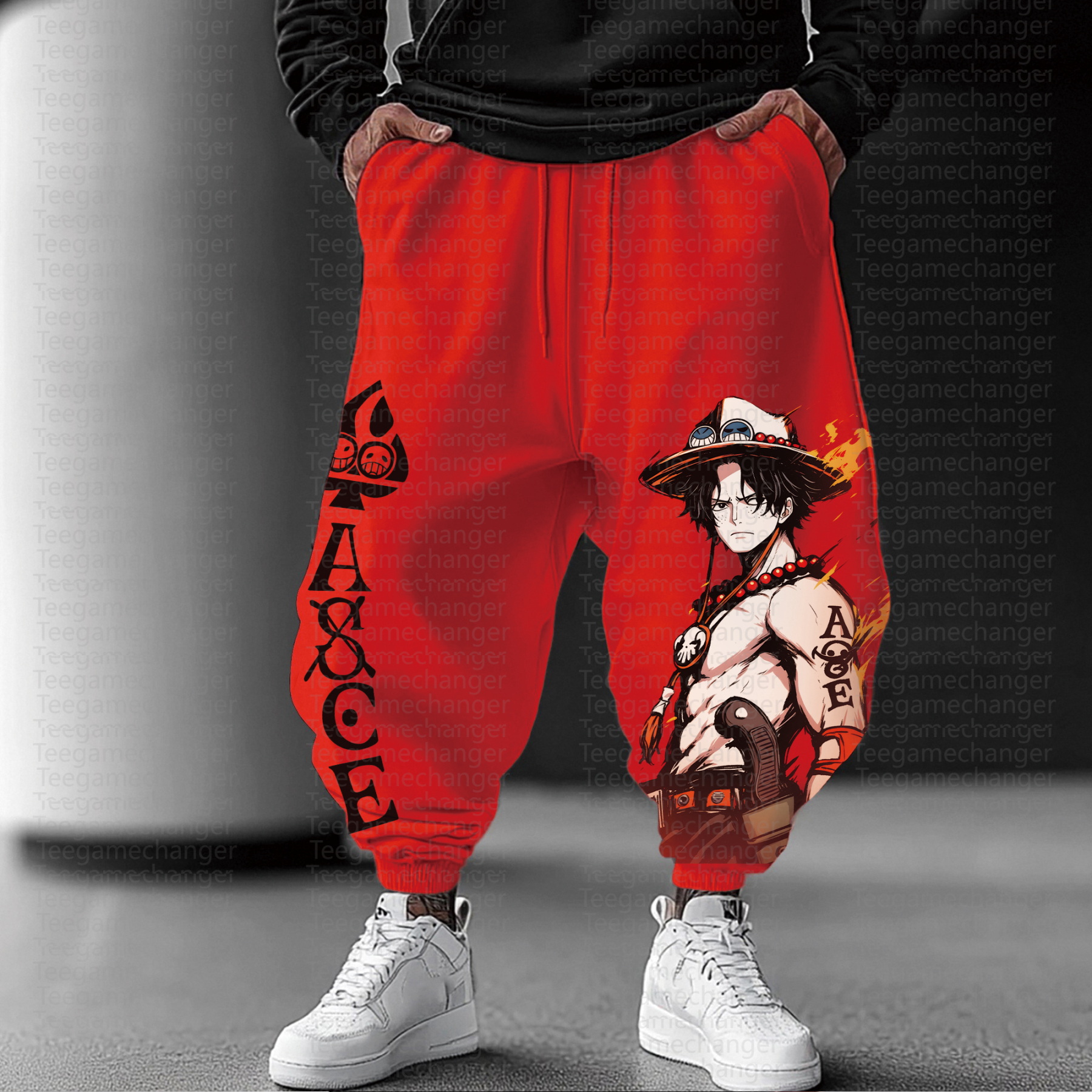 Unisex Anime Inspired Vintage Pants丨Demon Slayer X Pokémon