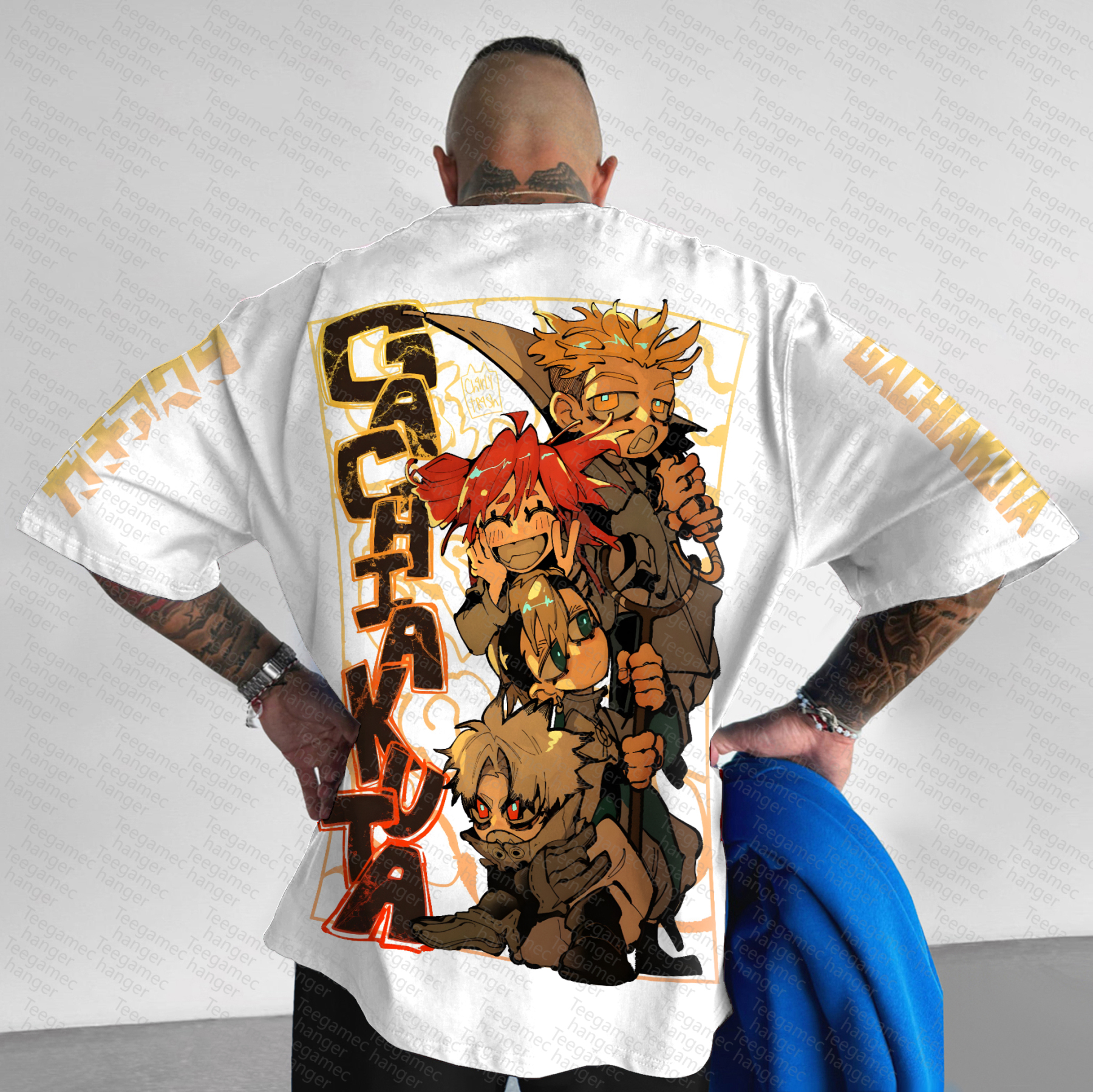 Unisex Anime Inspired Vintage T-Shirt