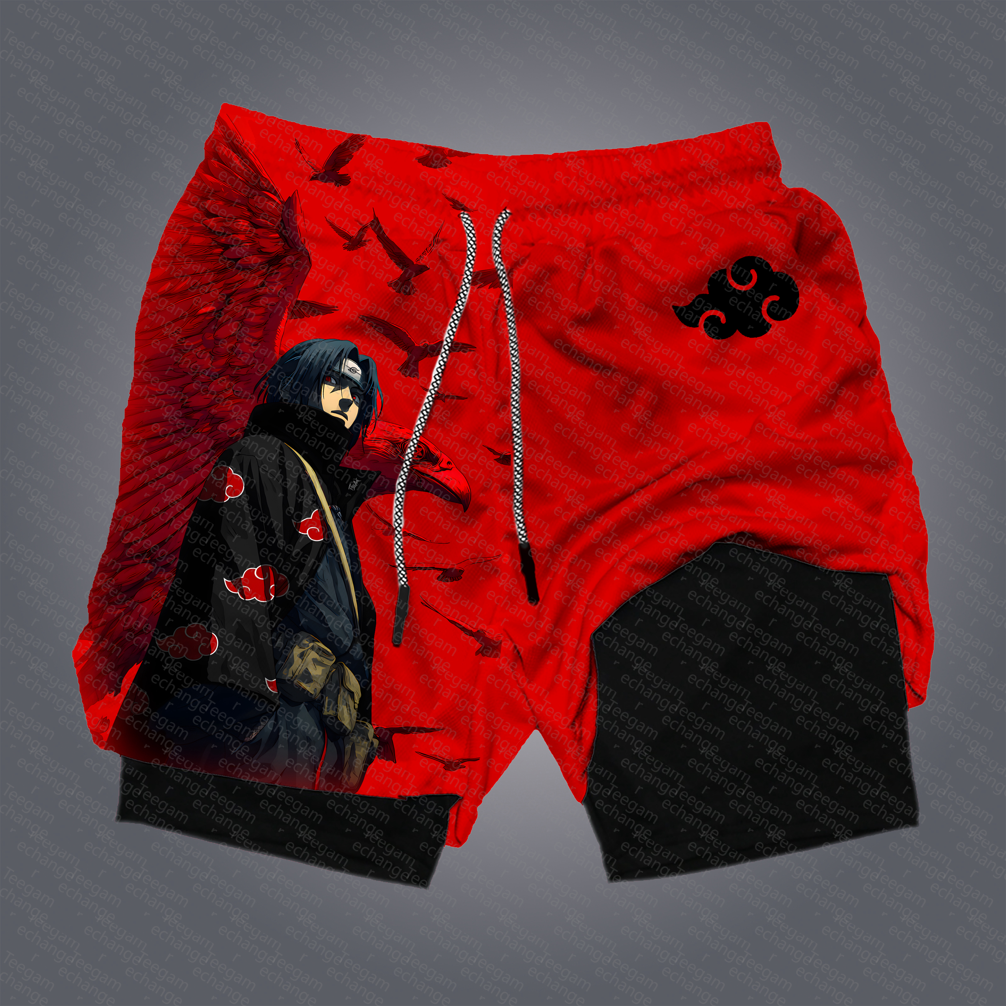 Unisex Casual Anime Streetwear Gym Shorts