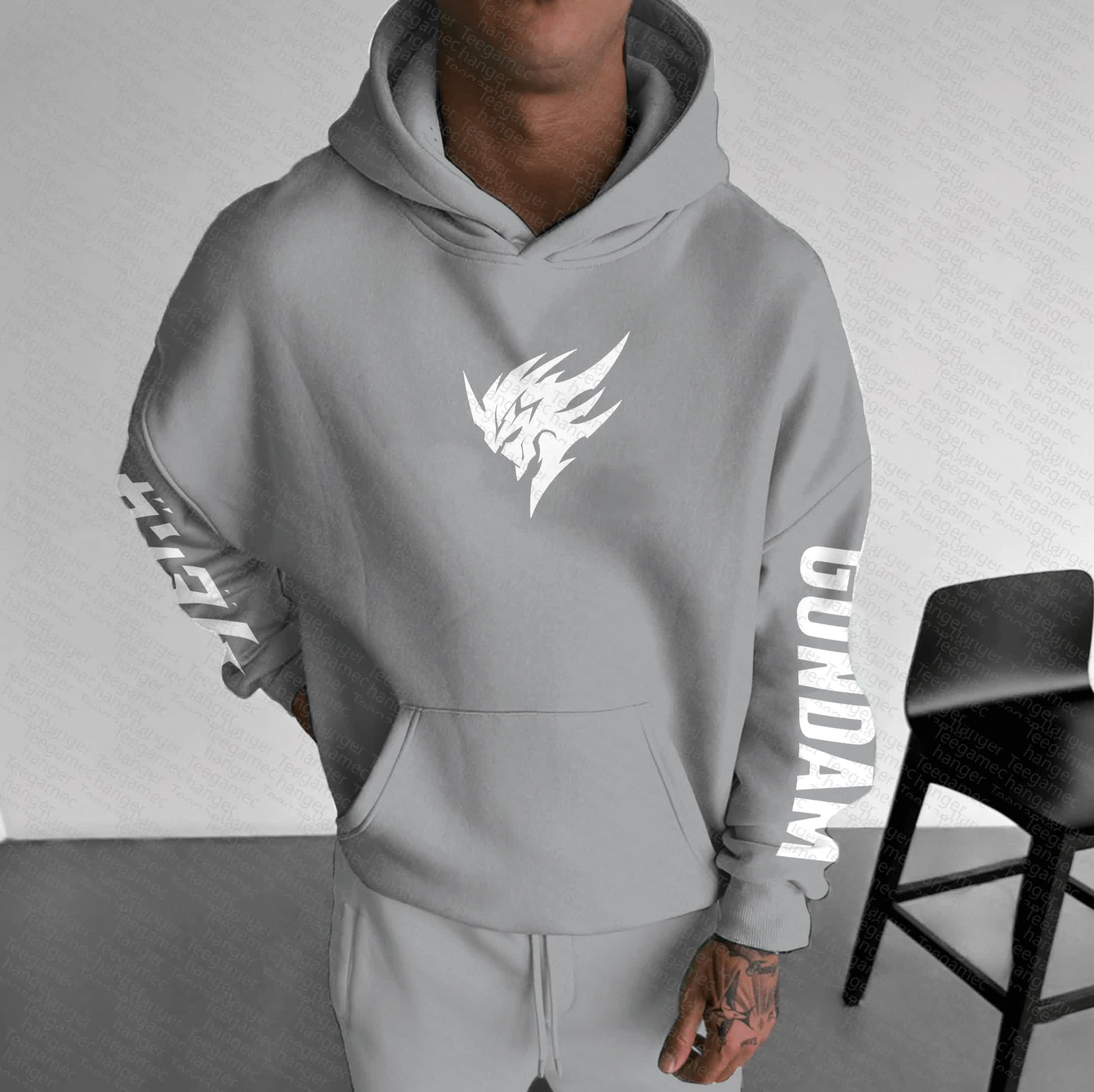 Unisex “Gundam Series” Anime Graphic Streetwear Vintage Hoodie