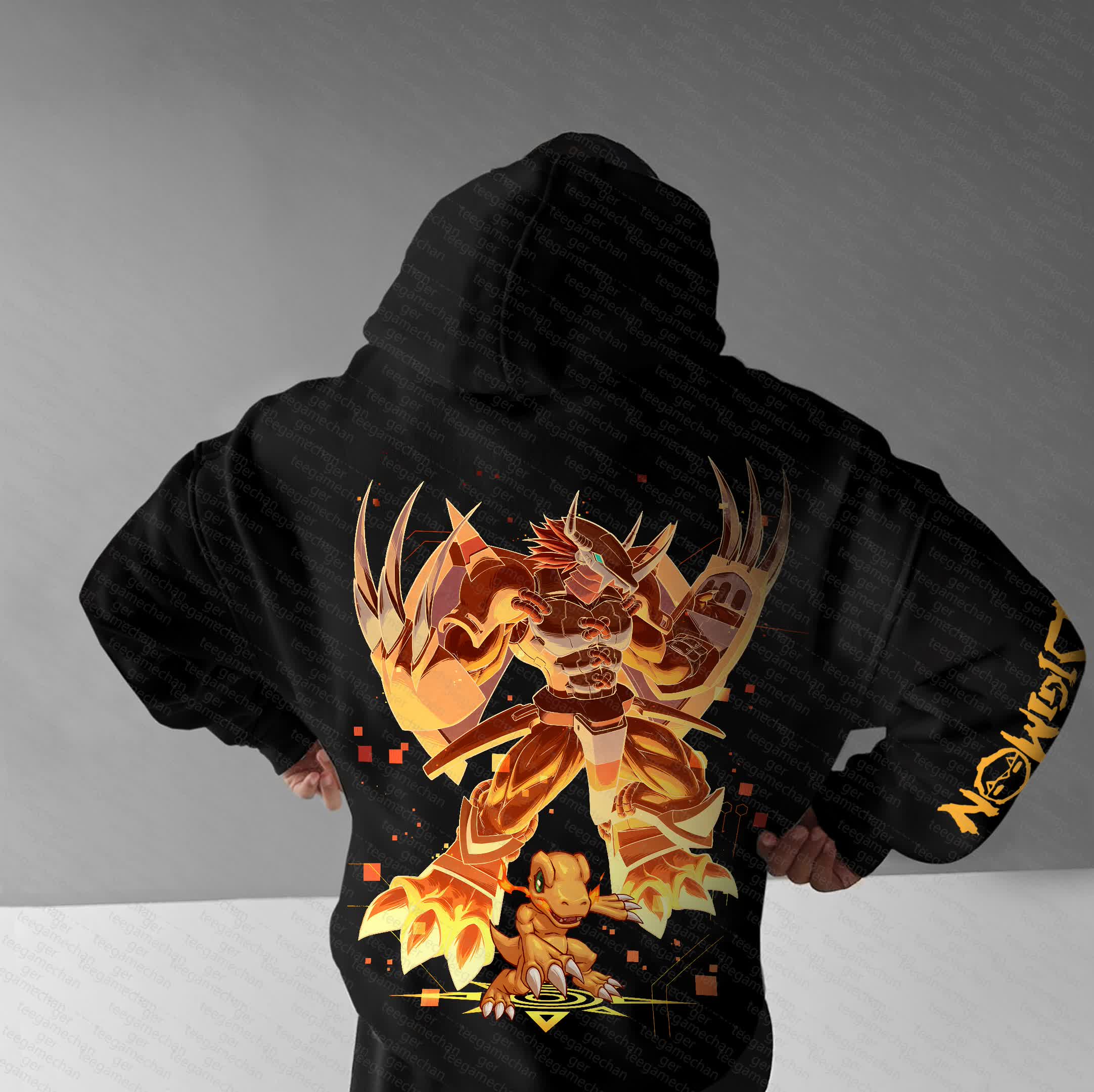 Unisex “Digimon” Anime Graphic Streetwear Vintage Hoodie