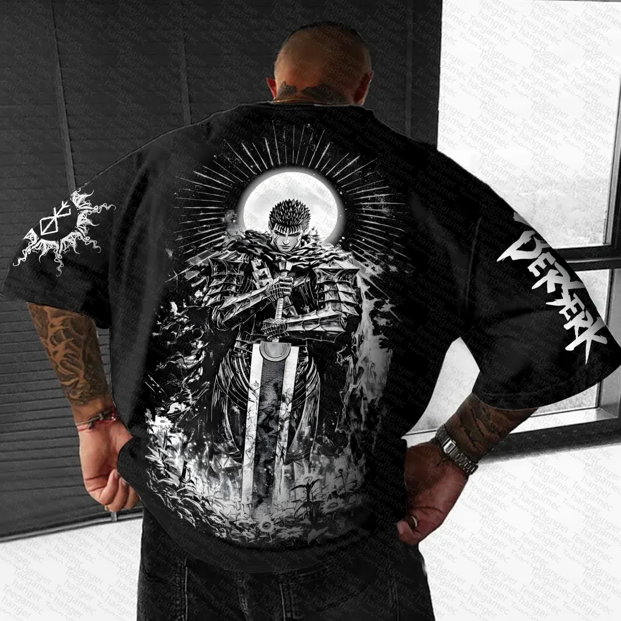 Unisex  "Berserk" Anime Inspired Vintage T-Shirt