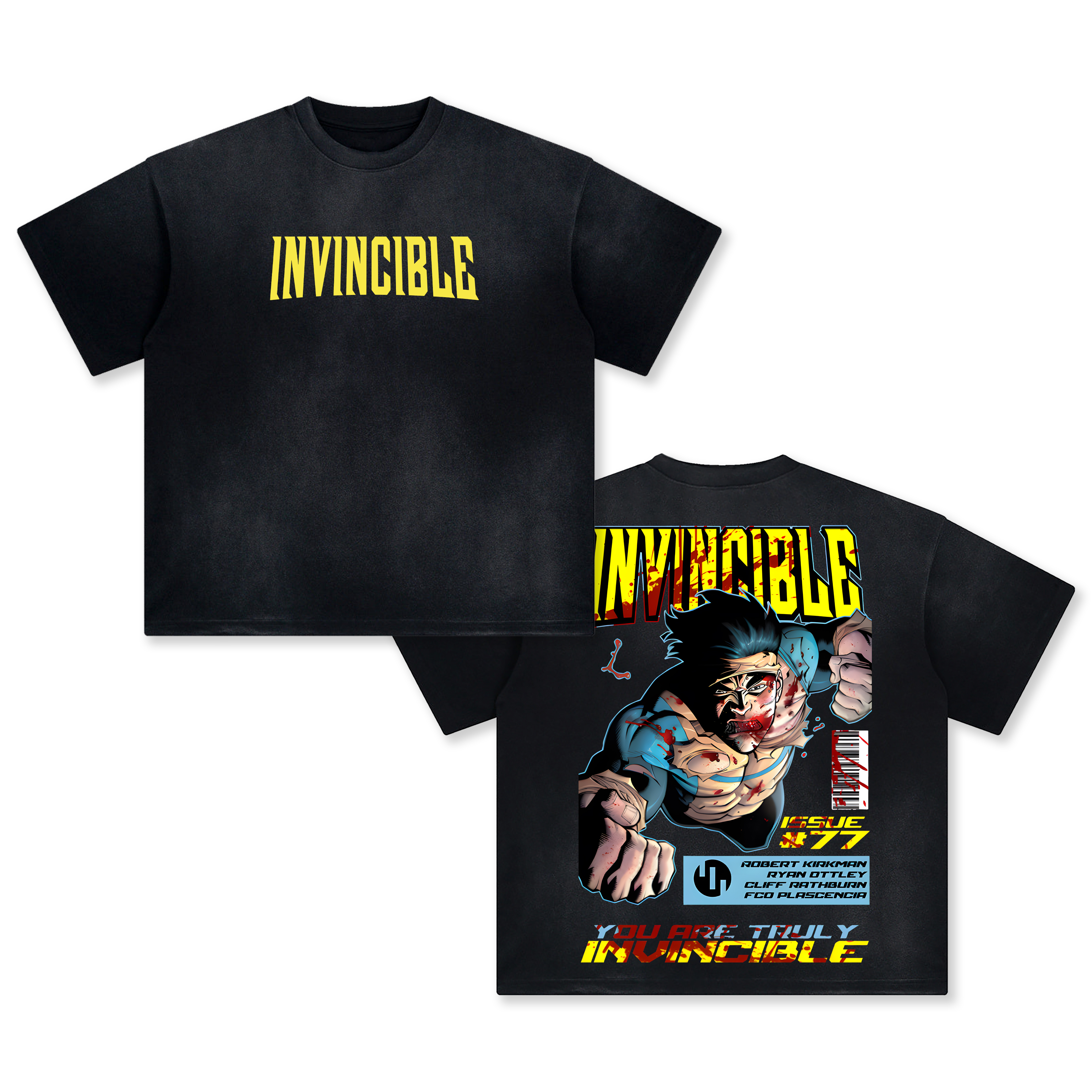 Unisex Fit Vintage T-Shirt丨INVINCIBLE
