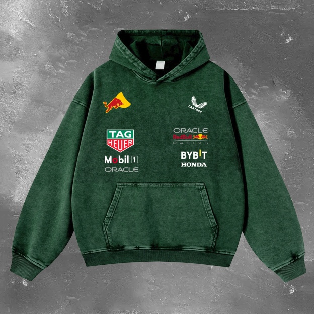 Racing Legend Vintage Washed Hoodie 07