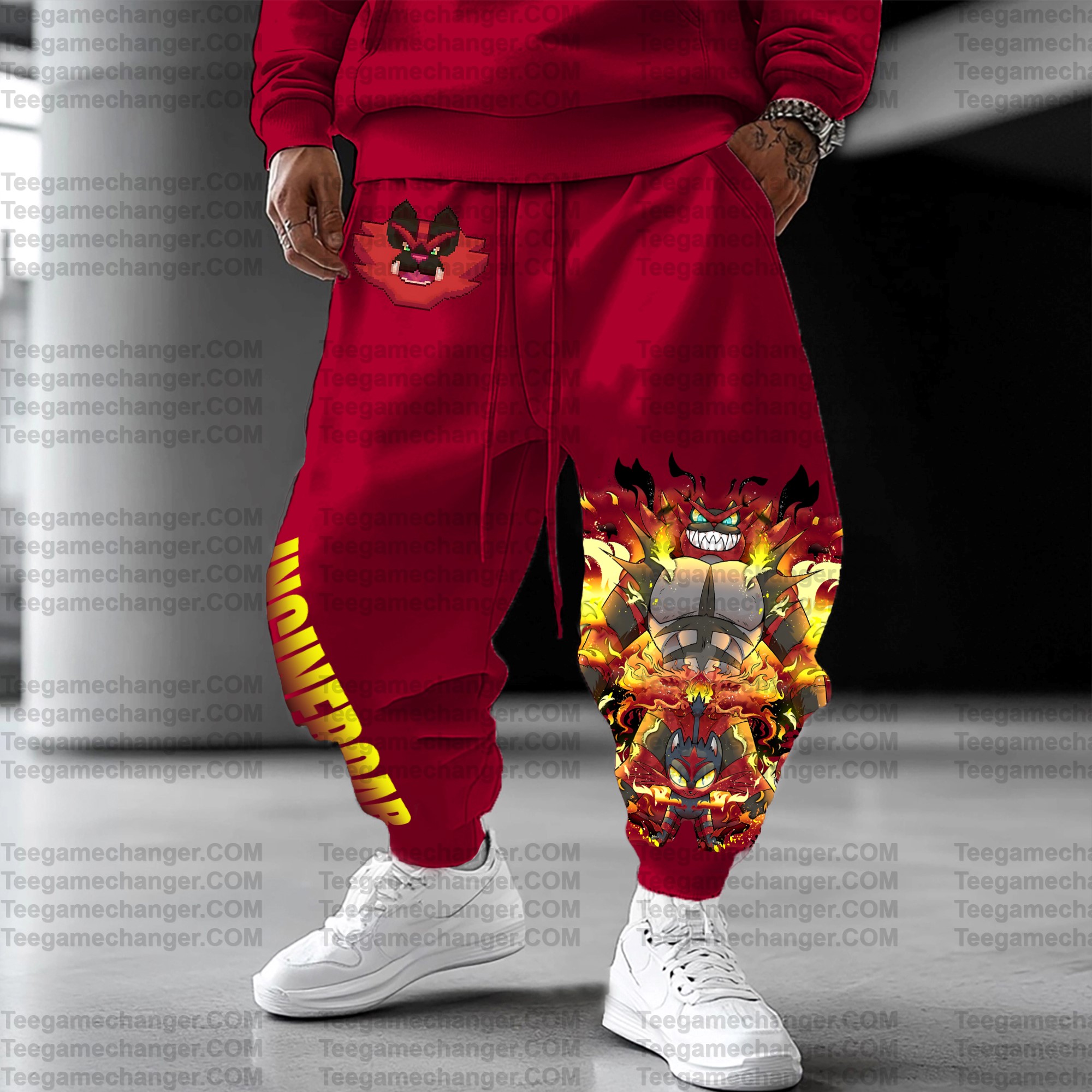 Unisex Anime Inspired Vintage Pants