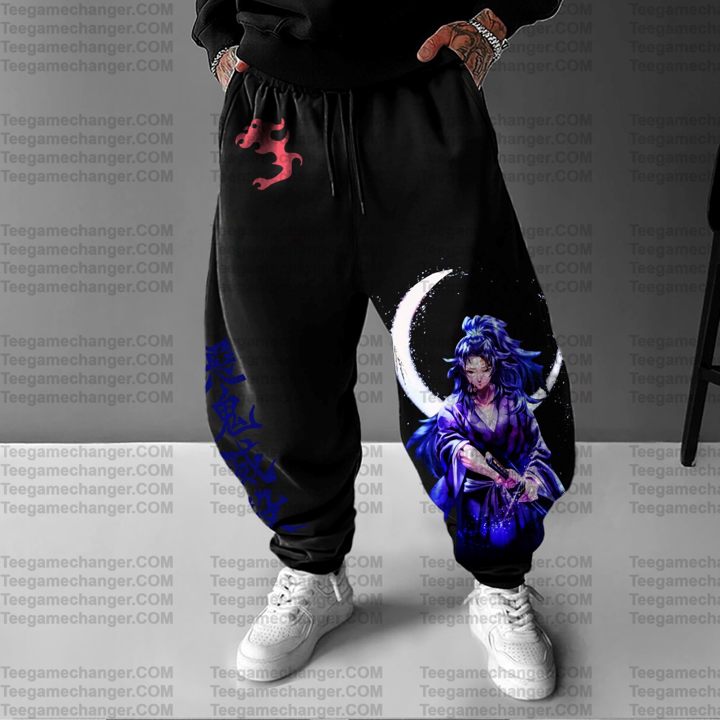 Unisex Anime Inspired Vintage Pants丨Demon slayer