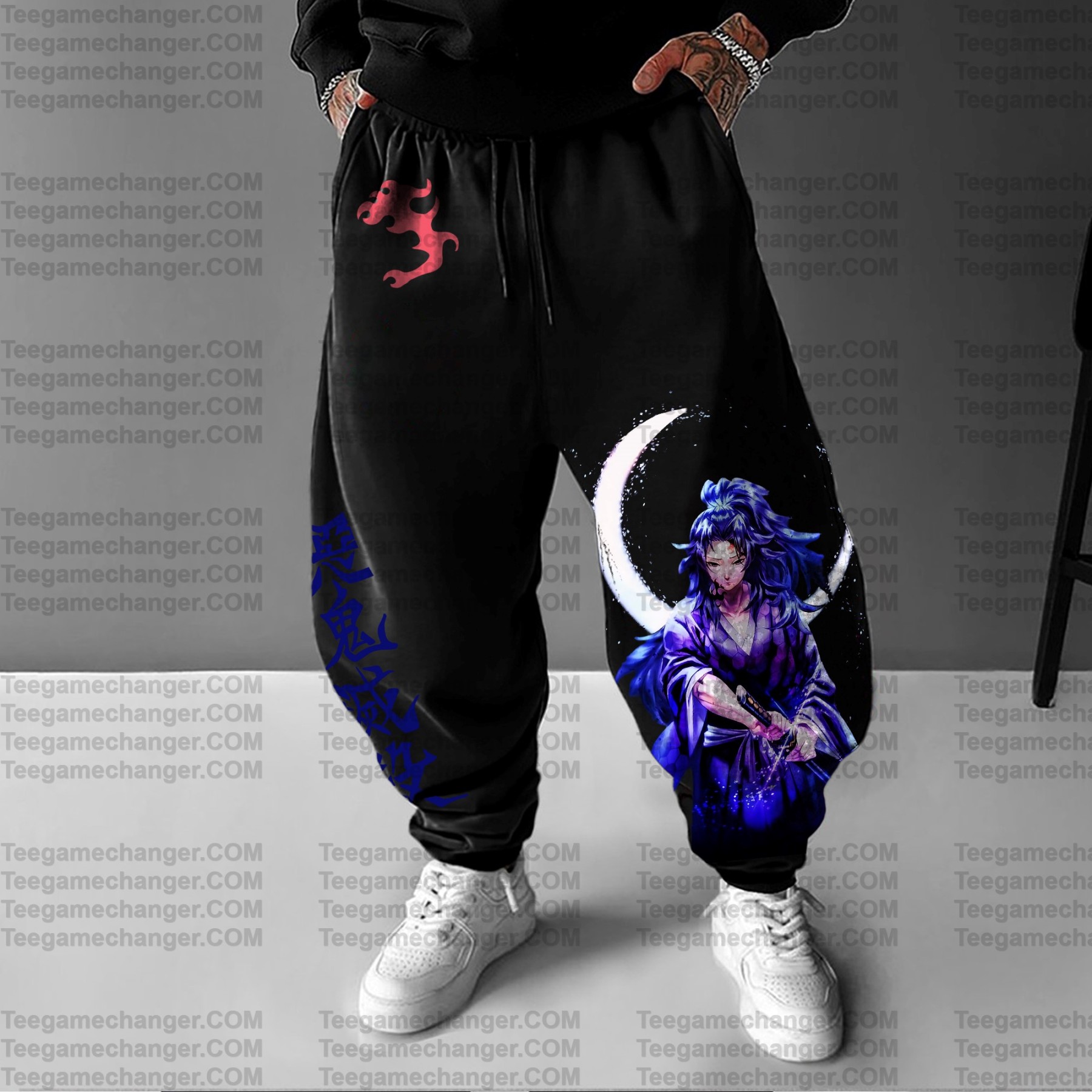 Unisex Anime Inspired Vintage Pants丨Demon slayer