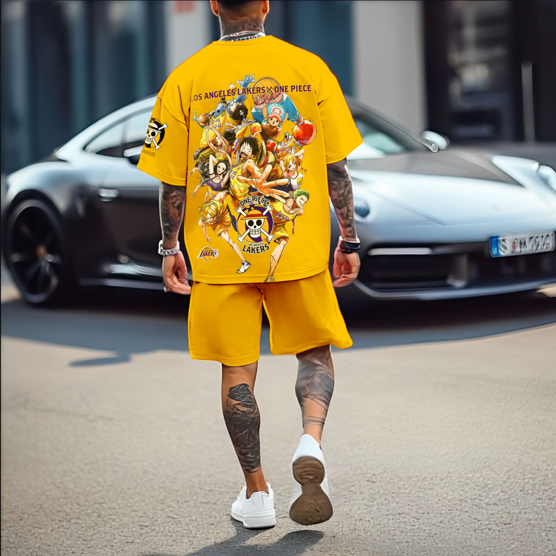 Unisex Fit Vintage Short Suit丨One Piece