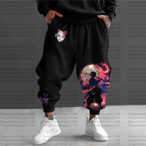 Unisex Anime Inspired Vintage Pants丨Demon Slayer