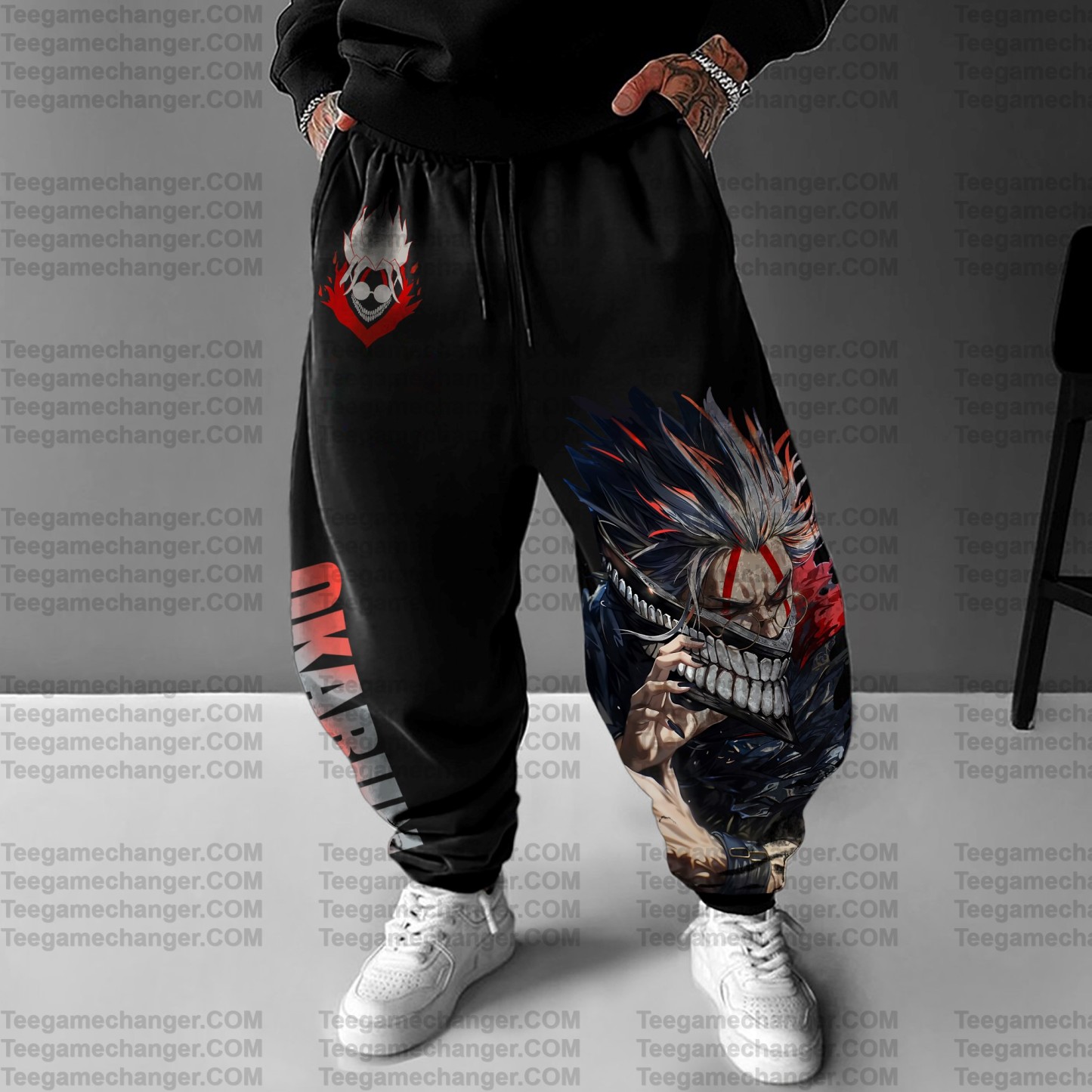Unisex Anime Printed Gift Oversized Harem Pants