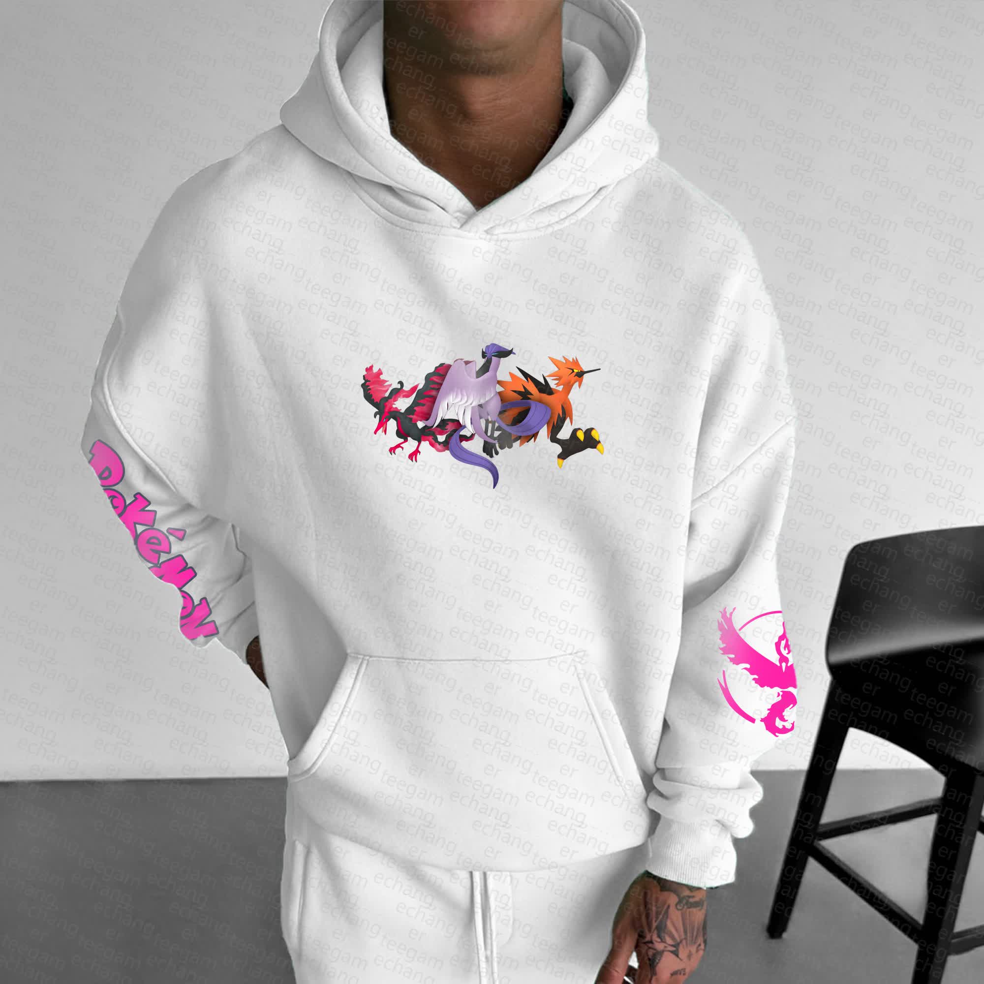 Unisex “Pokémon” Anime Graphic Streetwear Vintage Hoodie