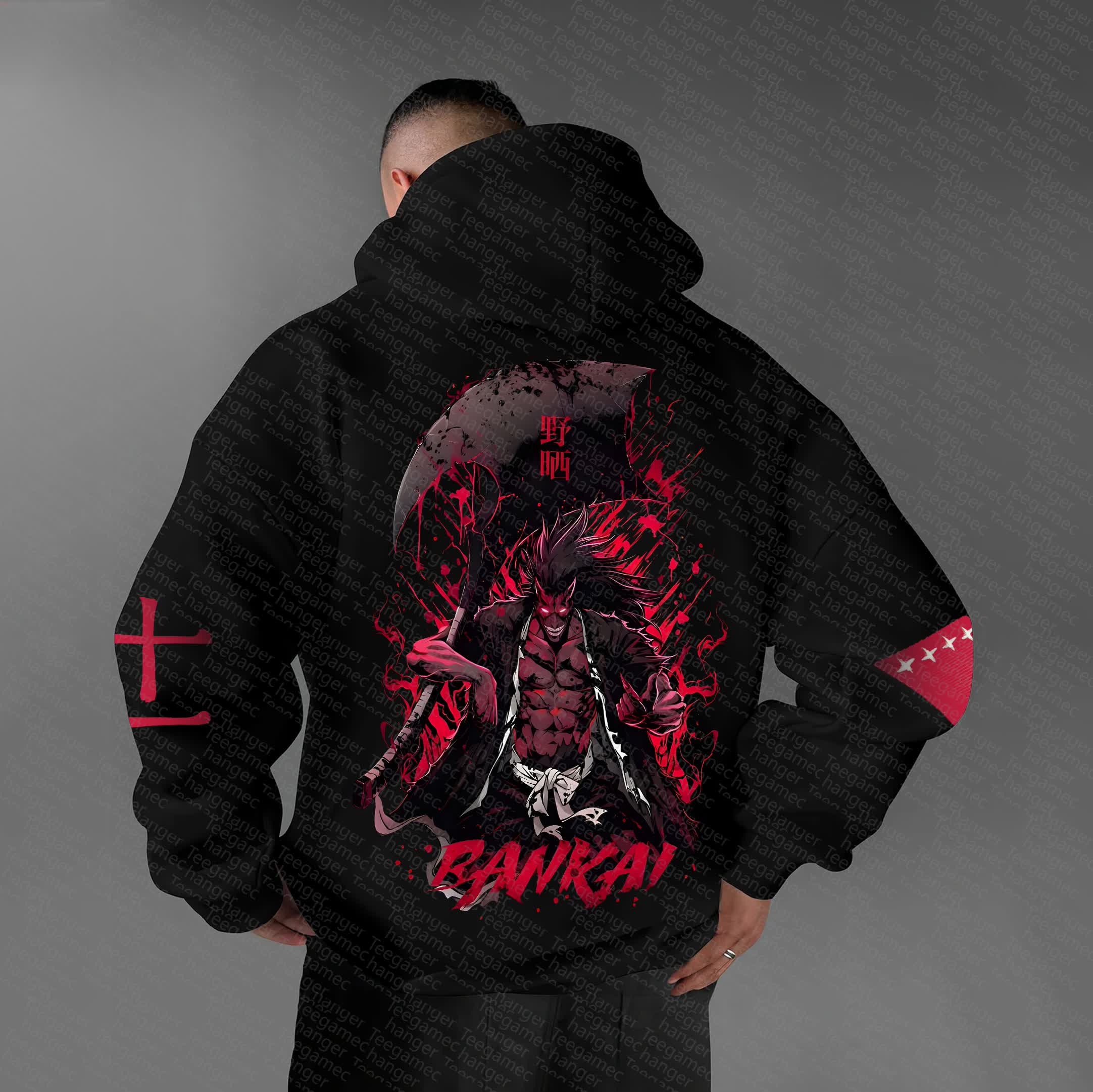 Unisex “BLEACH” Anime Graphic Streetwear Vintage Hoodie