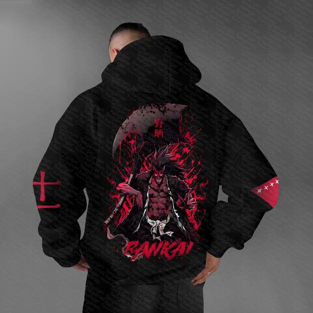 Unisex “BLEACH” Anime Graphic Streetwear Vintage Hoodie