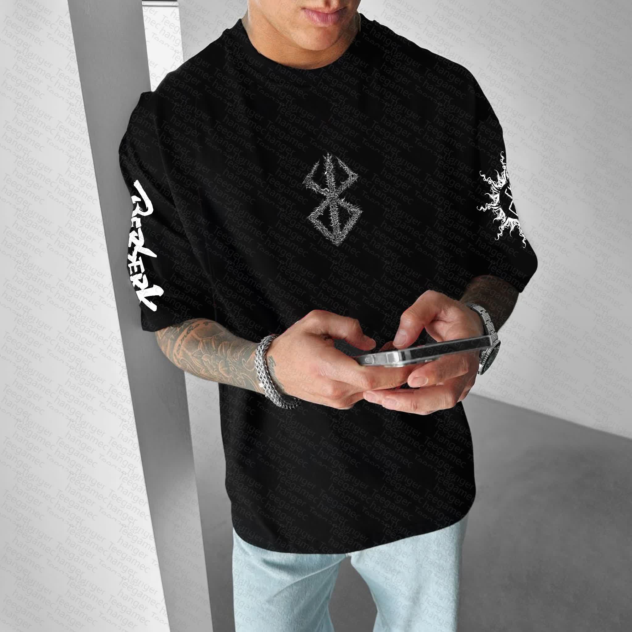 Unisex  "Berserk" Anime Inspired Vintage T-Shirt