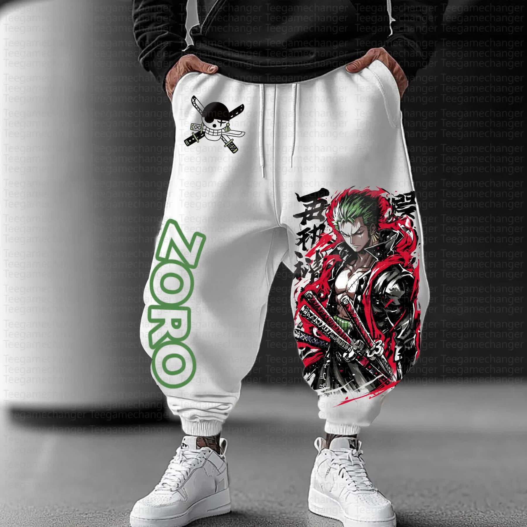 Unisex Anime Inspired Vintage Pants丨Demon Slayer X Pokémon