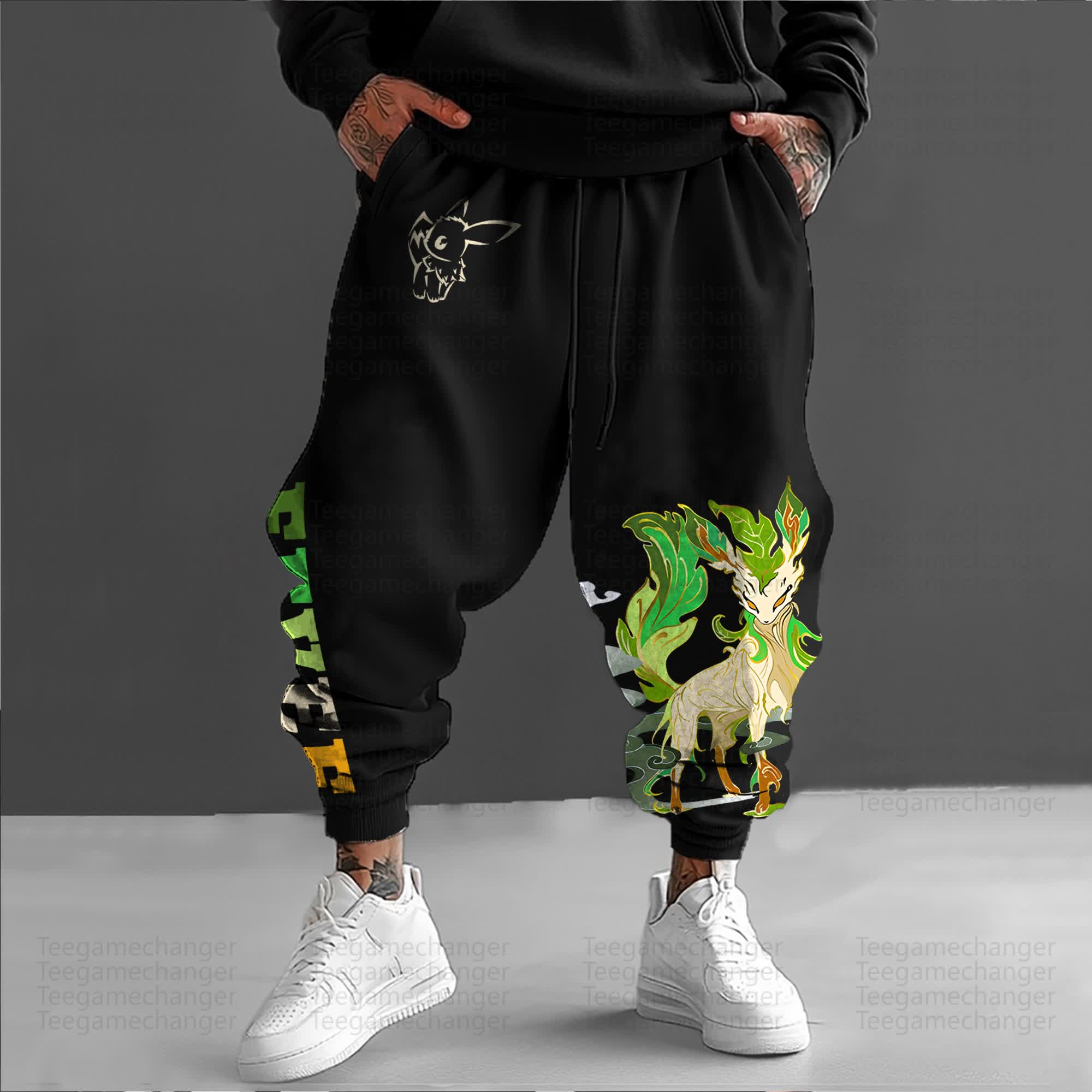 Unisex Anime Inspired Vintage Pants丨Pokémon
