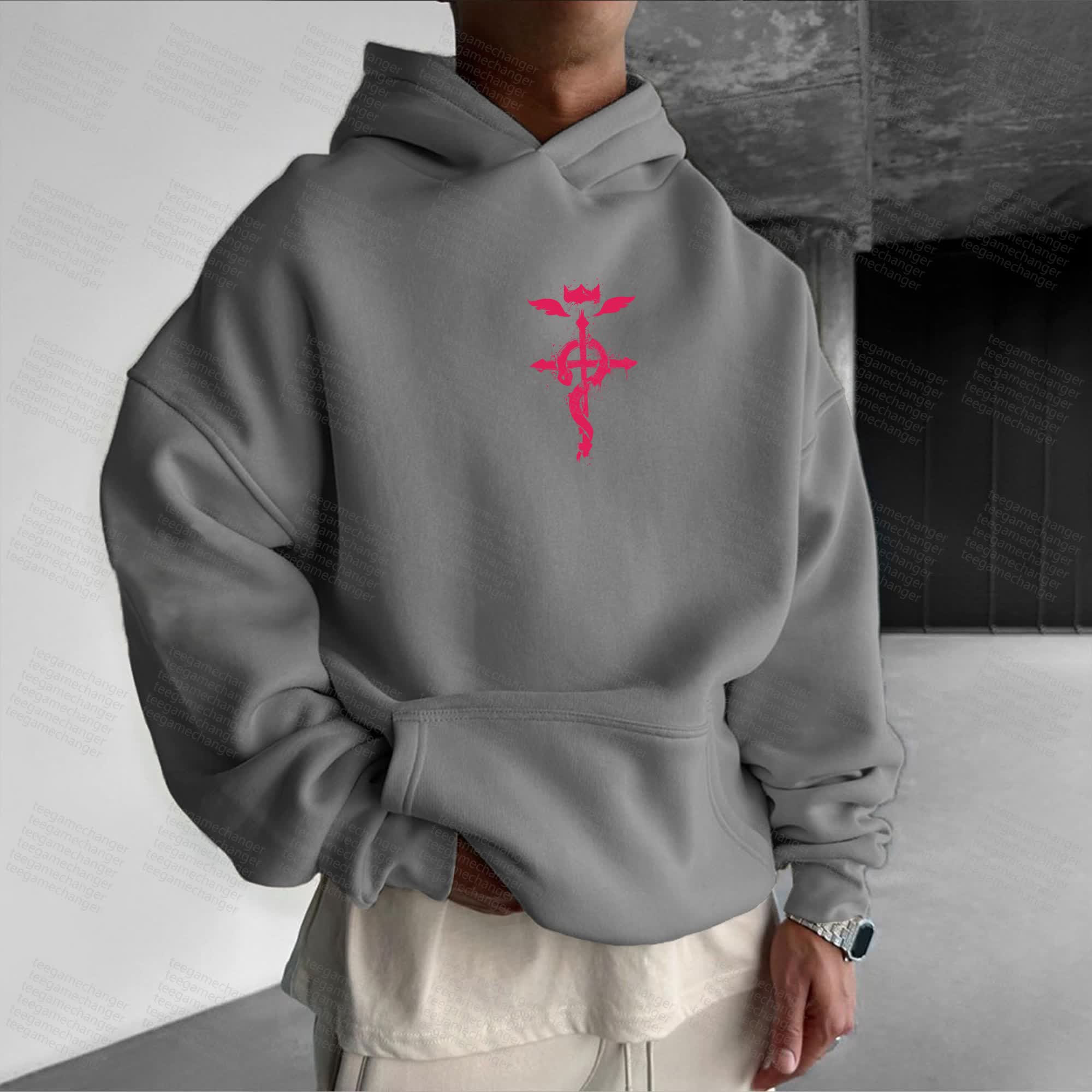 Unisex “Fullmetal Alchemist” Anime Graphic Streetwear Vintage Hoodie