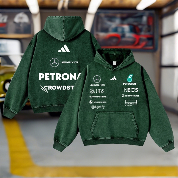 Racing Legend Vintage Washed Hoodie 06