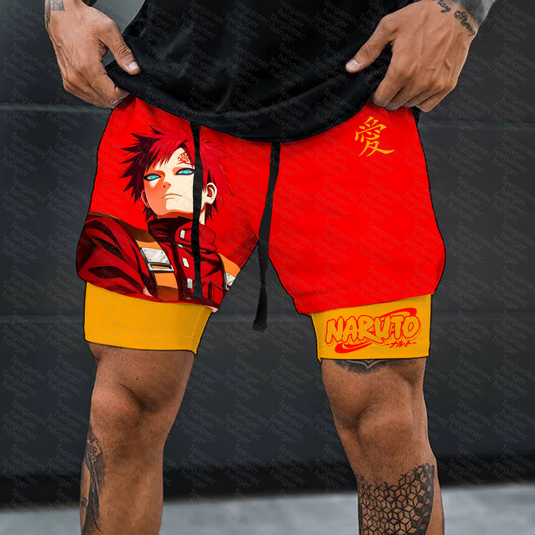 Unisex Casual Anime Streetwear Gym Shorts