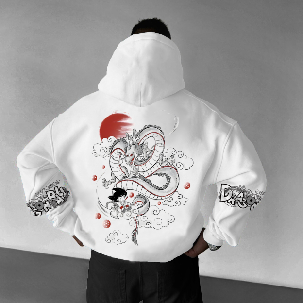 Unisex Anime Graphic Streetwear Vintage Hoodie