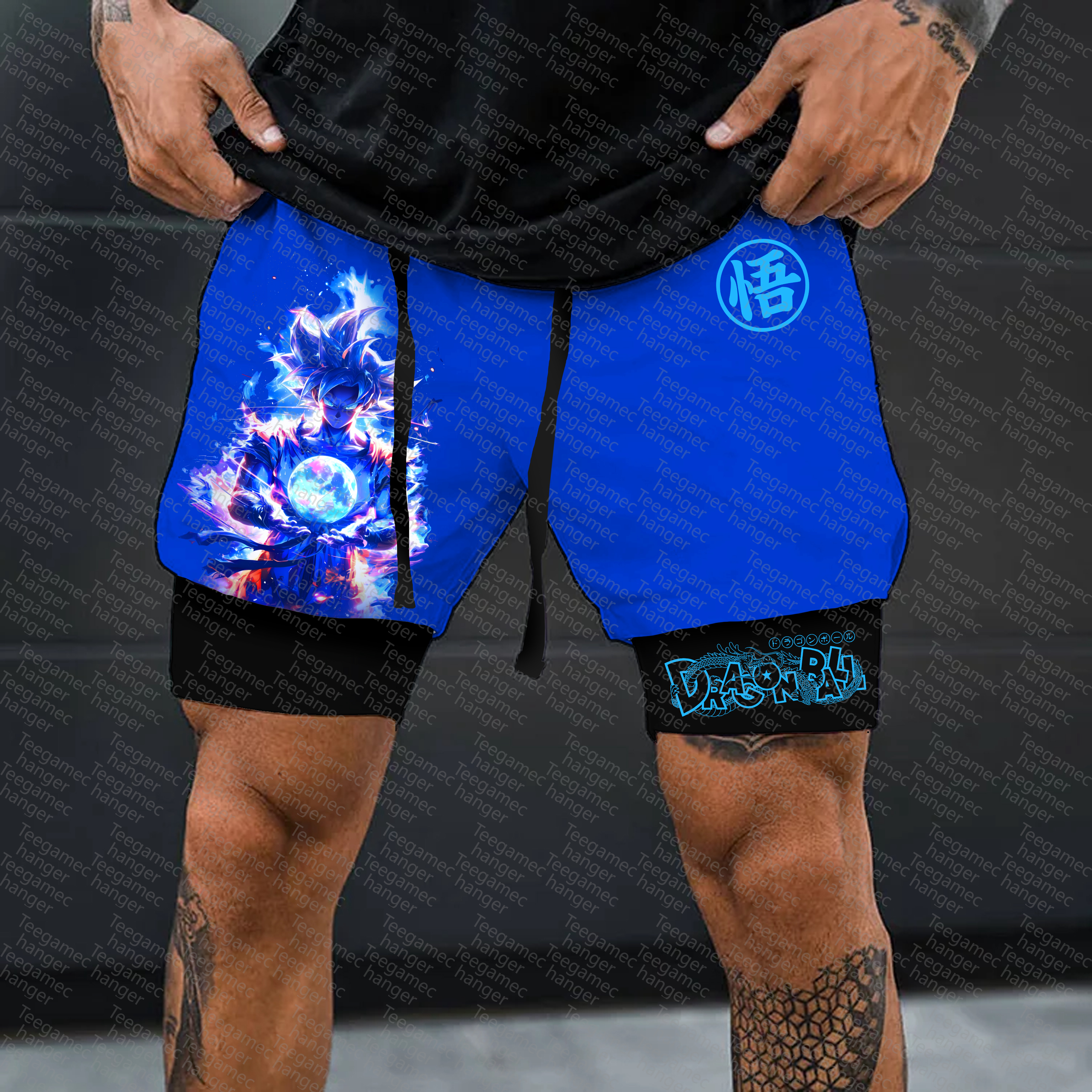 Unisex  Casual Anime Streetwear Shorts