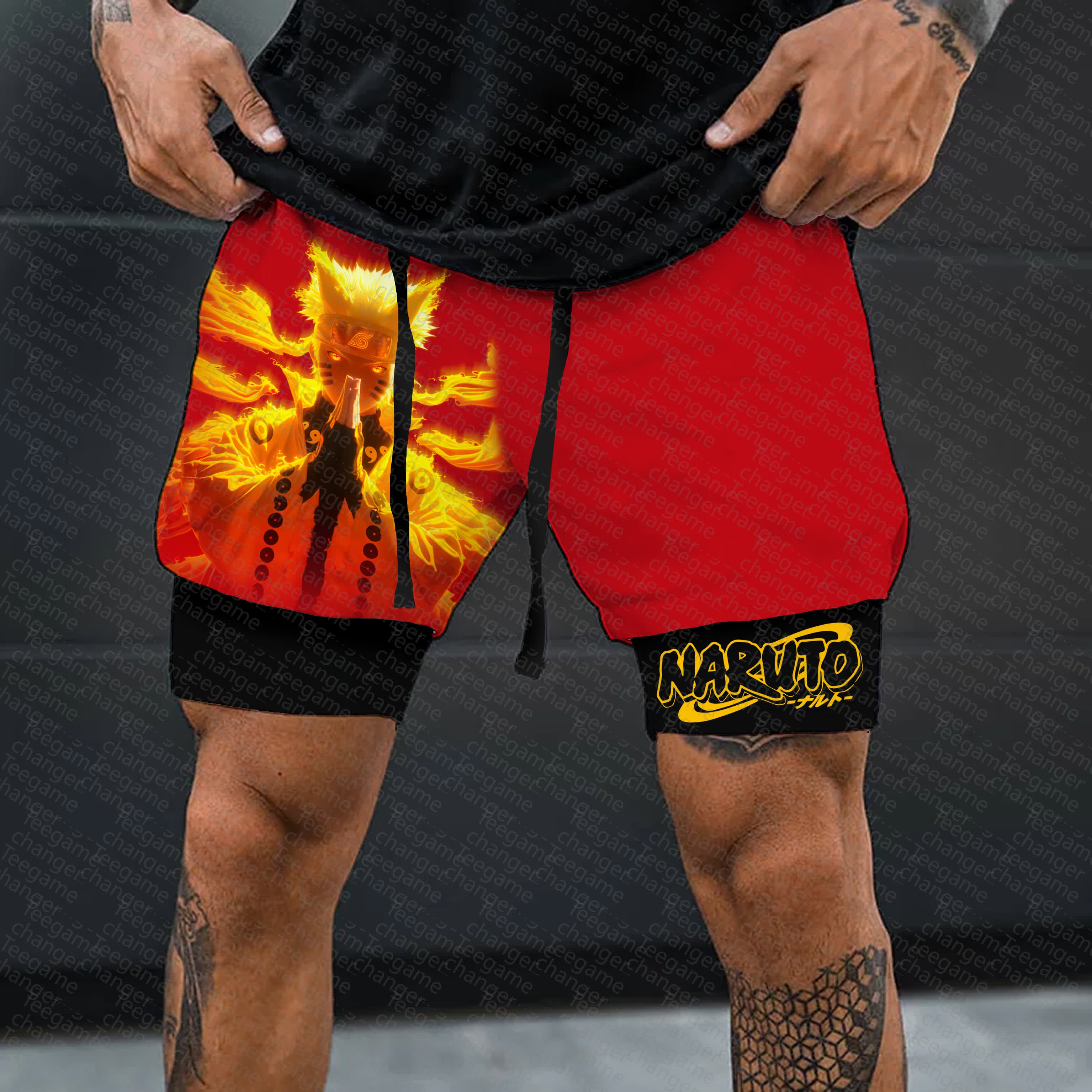 Unisex  “NARUTO” Casual Anime Streetwear Shorts