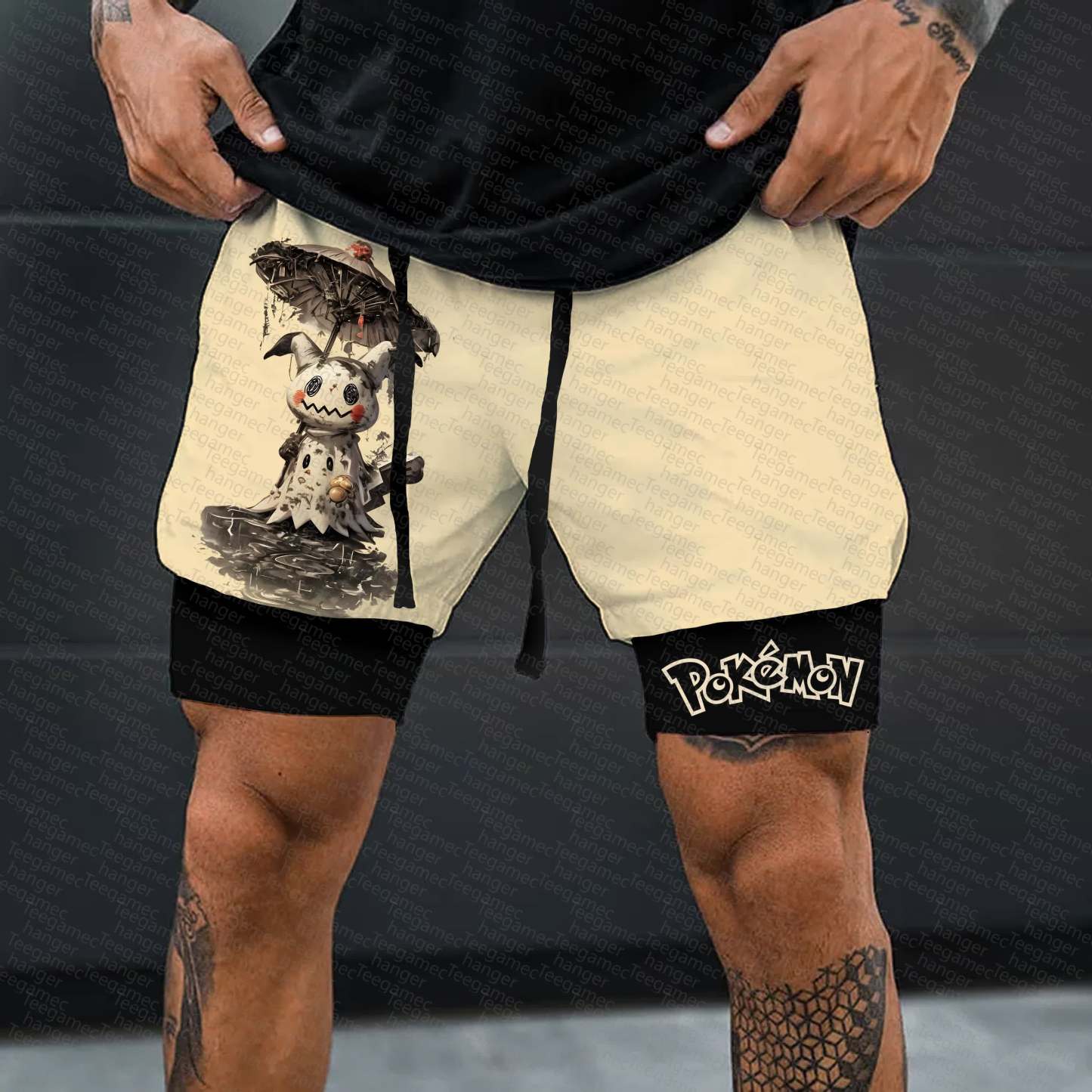 Unisex  “Pokémon” Casual Anime Streetwear Shorts