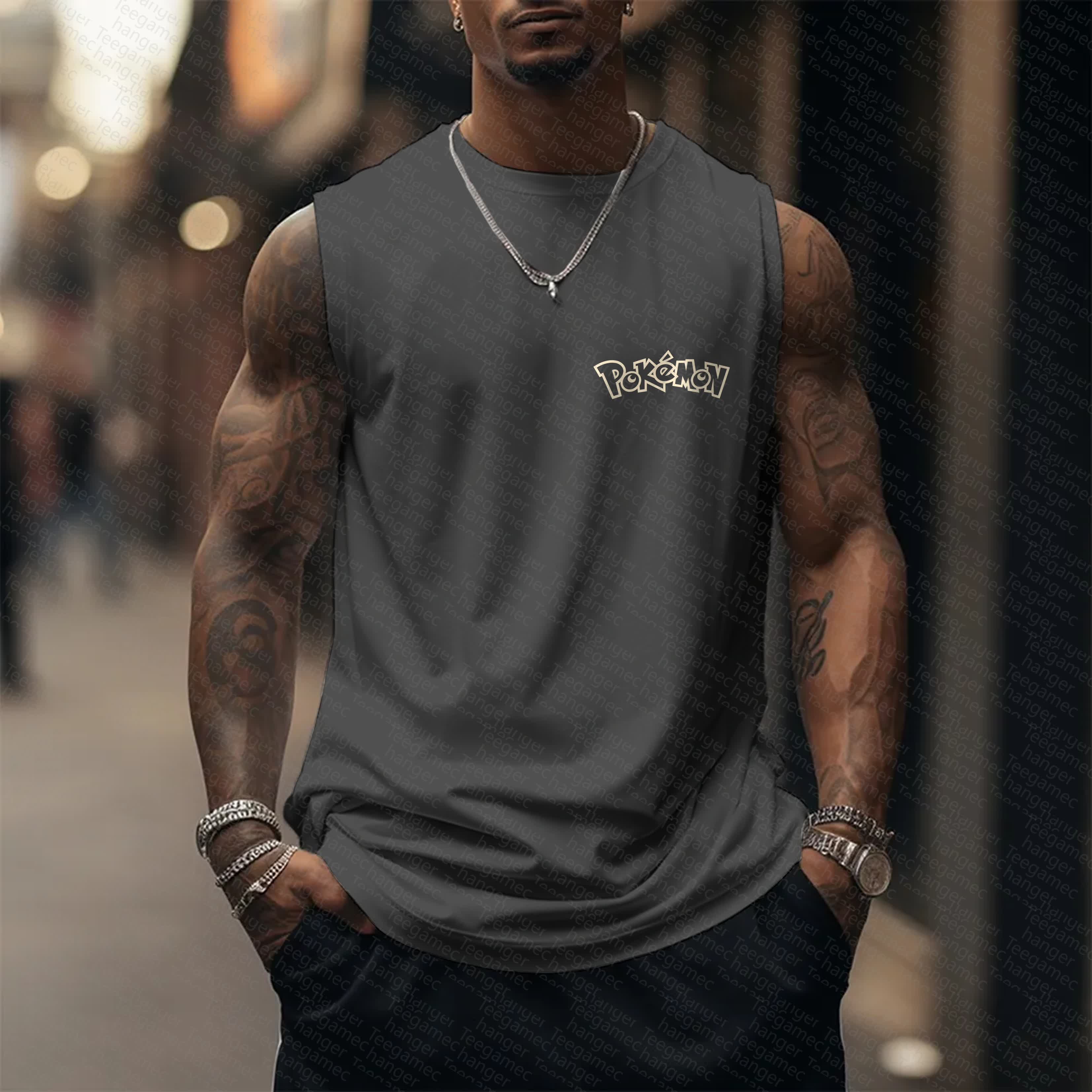 Unisex  “Pokémon” Casual Anime  Tank Top